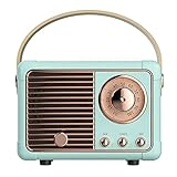 Retro-Bluetooth-Lautsprecher, Vintage-Lautsprecher mit altmodischem klassischem Stil,...