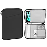 MoKo 8-9 Zoll Tablet Tasche, Polyesterfaser Tablet Schutzhülle mit Seitentasche...