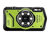 PENTAX WG-8 Grüne Allwetter-Abenteuerkamera mit hervorragender Wasserdichtigkeit,...