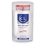 CL Deo Kristall Antitranspirant gegen starkes Schwitzen - 80 g Mineral Stick für...