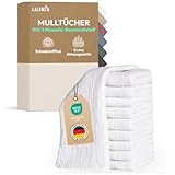 Laleni Spucktücher Baby im 10er Set aus Reiner Baumwolle - schadstofffreie Mulltücher...