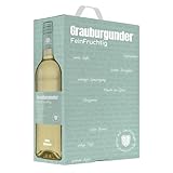 Jechtinger Grauburgunder FeinFruchtig 3 Liter Wein-Box - Weißwein fruchtig &...