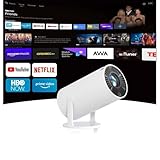 Beamer 480 * 360P Heimkino, Smart Beamer Klein, Portable Projector, 270°...