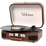 Plattenspieler, Bluetooth Schallplattenspieler Vinyl Plattenspieler Turntable...