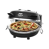 ERATEC-Pizzaofen,SET-PM-27.Temperatur bis zu 400°C mit 5 Garstufen,Pizza 4 Minuten fertig...