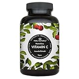 Acerola Kapseln - Natürliches Vitamin C hochdosiert - 180 vegane Kapseln im 6...