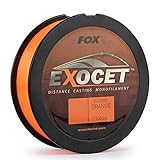 Fox Exocet Fluoro Orange Mono - 1000m monofile Karpfenschnur, Durchmesser/Tragkraft:0.35mm...