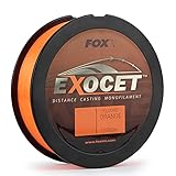 Fox Exocet Fluoro Orange Mono - 1000m monofile Karpfenschnur, Durchmesser/Tragkraft:0.35mm...