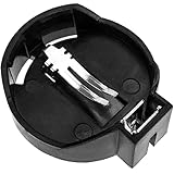 CableMarkt - Flacher Batteriehalter für eine Knopfzelle CR2016 / CR2032 / CR2025 3V