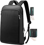 ZINZ Schlanker und Erweiterbarer 15' 15,6' 16' Laptop Rucksack, Diebstahlschutz, Business...