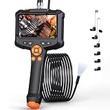 Endoskopkamera mit Licht, AOPICK 8mm IP67 wasserdichte Endoskop, 4.3' IPS Bildschirm...