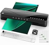 Laminiergerät A3 mit Laminierfolien 5 in 1 Laminiergerät A3 A4 A5 A6, Laminiermaschine...