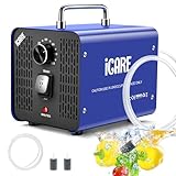 Ozongenerator 45000mg/h Ozongerät mit 2 Modi, Ozongenerator für Wasser und Luft, O3...