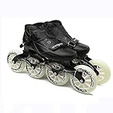 Professionelle Speed-Skates, Erwachsene Herren und Damen Skates 4-Räder Fitness Inline...