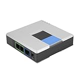 Dpofirs VoIP-Gateway, Netzwerkrouter, 2-Port-Adapter SIP-RJ45-Kabel für Linksys...