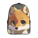 SorEci Süßer Fuchs Schulrucksack Schultasche Junge Mädchen Rucksäcke Schulranzen...