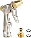 Garten Handbrause, 100% Metall Hochdruck Gartenbrause/Garten Spritzpistole,...
