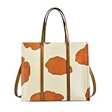 IQYU Taschen Herren Klein Leder Kuh Muster Einkaufstasche Frauen Mädchen Mode Textur...