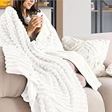 Dreamzie Kuscheldecke Flauschig, Fleecedecke 130x150 cm, Flanell Sofadecke, Weiche Warme...