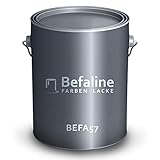 Befaline © Metallschutzlack 3 in 1 Metalllack 1l Anthrazitgrau, Metallfarbe,...