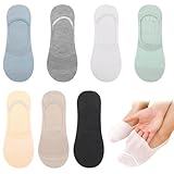 Utensilsto 7 Paare Füßlinge Socken Damen, 35-40 Unsichtbare Sneaker Socken No...