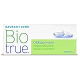 Bausch + Lomb Biotrue ONEday Tageslinsen, sphärische Kontaktlinsen, weich, 30...