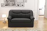 DOMO. collection Sofa Berlin, Leder, klassisches 2er Sofa, Polstergarnitur mit...