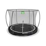 EXIT Toys Black Edition Rundes Inground Trampolin - ø305cm - Fußschutzsystem -...