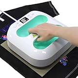 Transferpresse Plotter 22.8cmx22.8cm/9'x9' Heizpresse Tragbare T-Shirt Plotter Maschine...