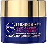 NIVEA CELLULAR Nachtpflege Luminous 630 (1 x 50 ml), Nachtcreme gegen Pigmentflecken,...