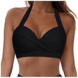callmo Damen Bikini Oberteil Große Brüste Push Up Bikini Top Gepolstert Swimsuit Sexy...