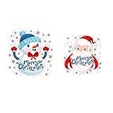 MuSheng Weihnachts-Schneeflocke-Fenster-Aufkleber...