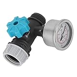 G3 / 4in Einstellbares Wasserdruckregelventil mit Manometer...