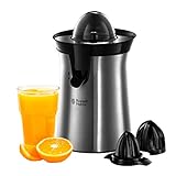Russell Hobbs Orangenpresse & Zitruspresse elektrisch [links-& rechtsrotierend,...