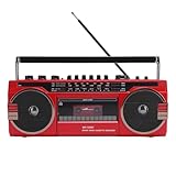 Kassette Tape Player, Kassettenrekorder, AM/FM-Kassetten-Player Eingebauter Lautsprecher,...
