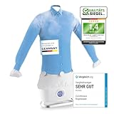 CLEANmaxx automatischer Hemdenbügler mit Dampffunktion | Innovativer Bügler für Hemden...