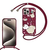 FERLAN Silikon Handykette für iPhone 6/6s/7/8/SE 2020/SE 2022 Hülle,Stylische...