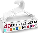 Utopia Home Packung mit 40 Kinderkleiderbügeln - 11,5“ Baby- und Kinderkleiderbügel...