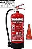 Brandengel® Feuerlöscher 6L Schaum Brandklasse AB DIN EN 3 + GS, (Mit Prüfnachweis u....