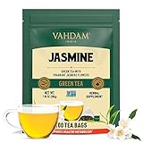 VAHDAM- Jasmintee Grüner Tee 100 Teebeutel | Grüner Tee mit Jasminblüten | 100%...