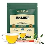 VAHDAM- Jasmintee Grüner Tee 100 Teebeutel | Grüner Tee mit Jasminblüten |...