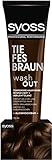 Syoss Wash Out Temporäre Haarfarbe Tiefes Braun (150 ml), auswaschbare...
