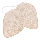 PACKOVE 2 Stück Hautfreundliche Gesichtsreinigungsschwämme aus Walnussschale...