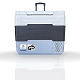 RGBer Auto Kühlbox, Kompressor Kühlbox, 2in1 Doppelzone Kühl- & Gefrierfach, 12/24 V...