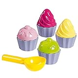 Simba 107102508 - Sandformen Cupcake, 9 Teile, 6cm Durchmesser,...