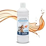 500ml Premium Lachsöl für Hunde, Katzen und Pferde | Reich an Omega 3 & 6...