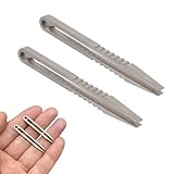 2 Stück EDC-Pinzette, Mini Pinzette, Tragbare Pinzette, Geeignet für das üBerleben in...