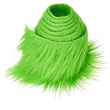 Kunstfell Band Kunstpelz Fellstoff, MUSLONG zotteligen Pelz Stoff Schnitte flauschige Pelz...