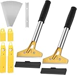 2 Stück Tapetenentferner Set mit 20 Ersatzklingen und Schutzhülle, 30 × 10cm...