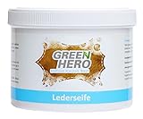 Green Hero Lederseife, 500 ml, Lederreiniger inkl. Reinigungsschwamm für...